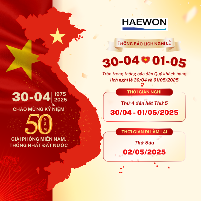 thông báo lịch nghỉ lễ 30-4