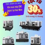 ưu đãi trả góp 30% máy CNC Ugint